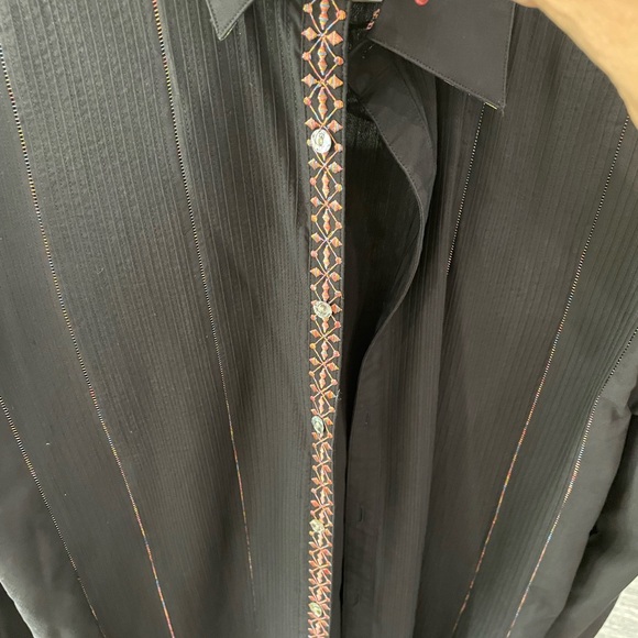 Robert Graham Men’s Black Long Sleeved Shirt - Picture 5 of 9